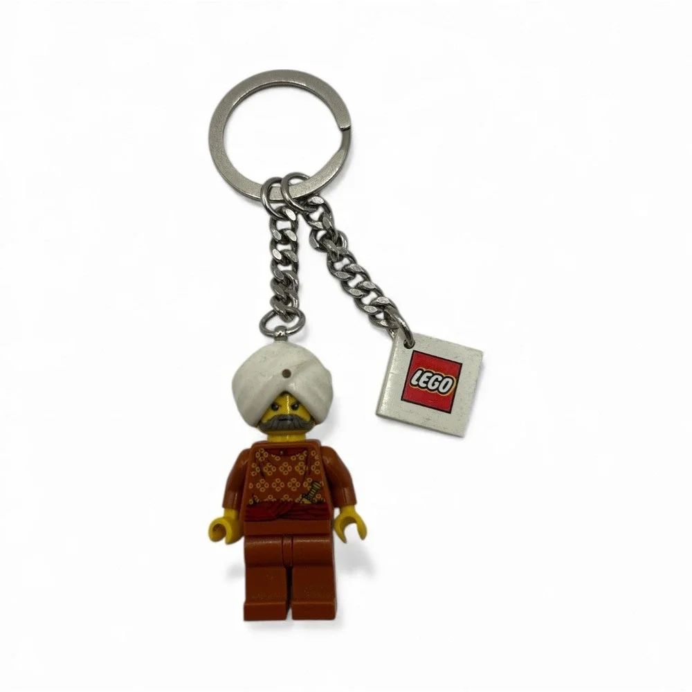 Lego Adventurers Orient Minifigure Keychain Ring Maharaja Lallu‎ Expedition 2003